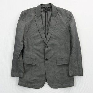 Rag & Bone Mens Cotton Linen Blend 2B Unlined Unstructured Blazer Gray Size 42R